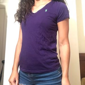 Ralph Lauren Purple Short Sleeve Tee
